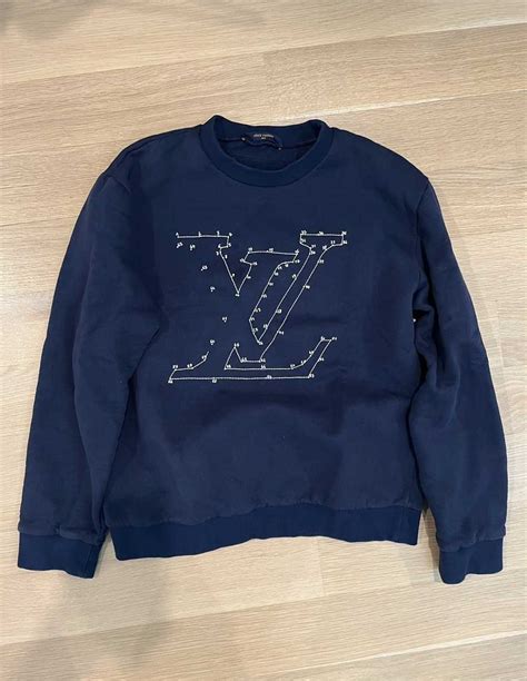 lv ghost stitching print